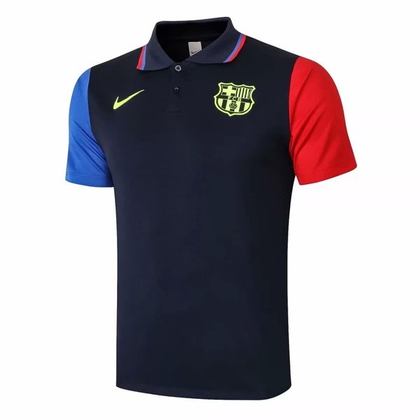 Polo Barcelona 2020-2021 Negro Rojo